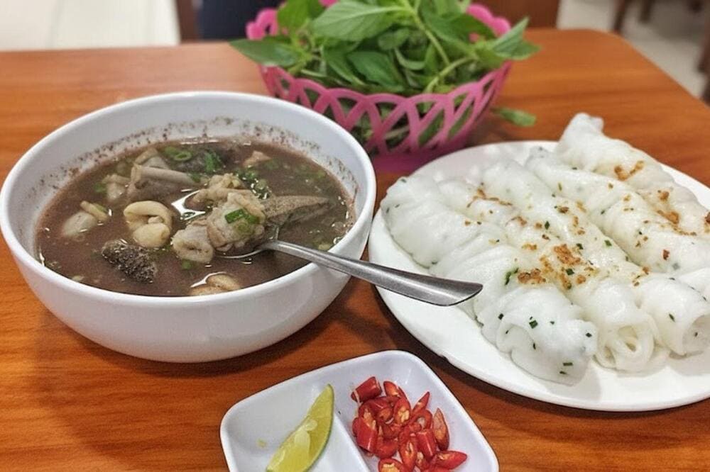 Bánh mướt xáo lòng